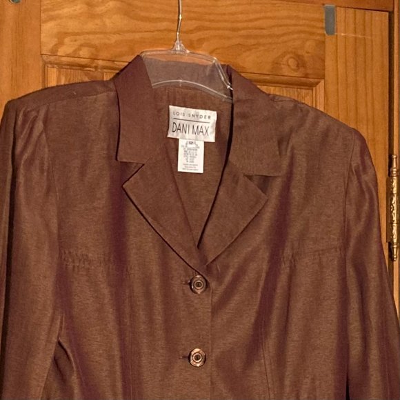 EUC Vintage Lois Snyder Dani Max Jacket Pant Suit Size 12 - Picture 5 of 16